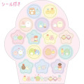 Japan San-X Mini Letter Memo Pad - Sumikko Gurashi / Blue - 6