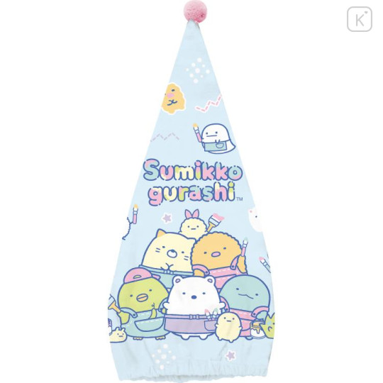 Japan San-X Hair Cap Towel - Sumikko Gurashi / Paint - 1