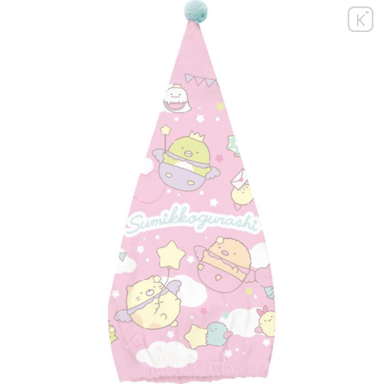 Japan San-X Hair Cap Towel - Sumikko Gurashi / Rainbow Castle - 1