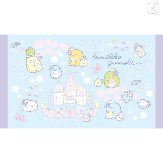 Japan San-X Bath Towel (L) - Sumikko Gurashi / Sea Castle - 1