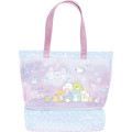 Japan San-X 2 Pocket Pool Bag - Sumikko Gurashi / Sea Castle Blue - 1