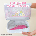 Japan San-X 2 Pocket Pool Bag - Sumikko Gurashi / Sea Castle Pink - 2