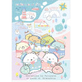 Japan San-X A4 Clear Holder - Sumikko Gurashi / Shirokuma Hometown A - 1