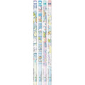 Japan San-X 2B Pencil 4pcs Set - Sumikko Gurashi / Shirokuma Hometown - 1