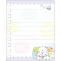 Japan San-X SP Notebook with Clear Pocket - Sumikko Gurashi / Shirokuma Hometown B - 2