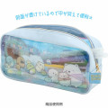 Japan San-X Clear Pen Pouch - Sumikko Gurashi / Shirokuma Hometown - 3