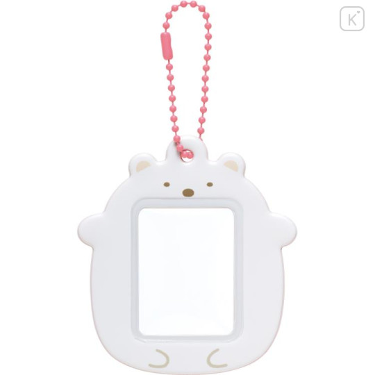 Japan San-X Photo Holder Keychain - Sumikko Gurashi Shirokuma Polar Bear - 1