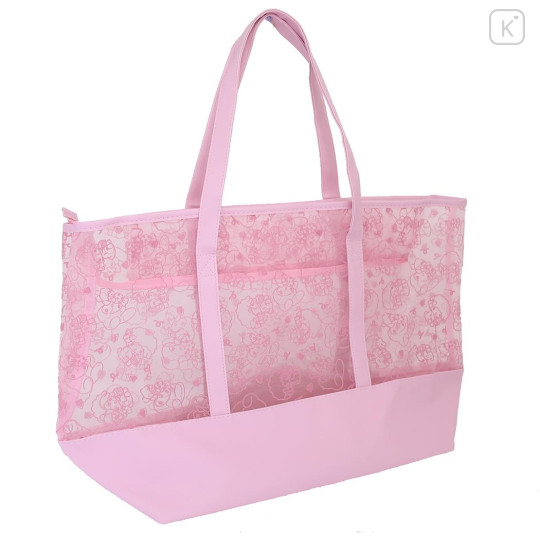 Japan Sanrio Wide Tulle Tote Bag - My Melody - 2
