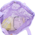 Japan Sanrio Tulle Tote Bag (L) - Kuromi - 3