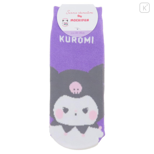 Japan Sanrio × Mochimochi Panda Socks - Kuromi - 1