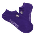 Japan Sanrio Embroidery Sneaker Socks - Kuromi - 2