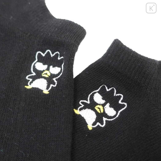 Japan Sanrio Embroidery Sneaker Socks - Bad Badtz-maru - 3