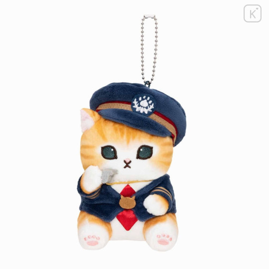 Japan Mofusand Mascot Holder - Cat / Station Master Nyan - 1