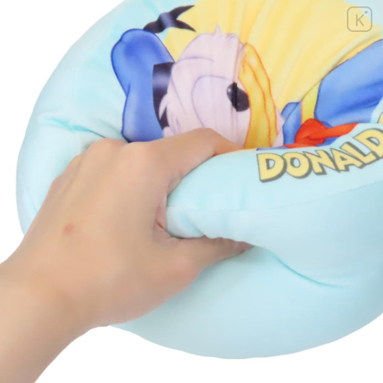 Japan Disney Puff Cushion - Donald Duck / Retro - 3