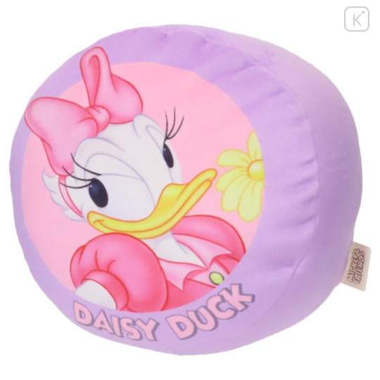 Japan Disney Puff Cushion - Daisy Duck / Retro - 1