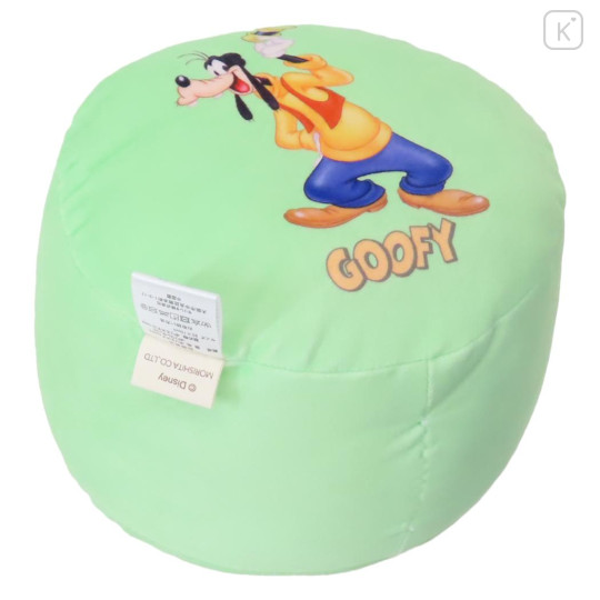 Japan Disney Puff Cushion - Goofy / Retro - 2