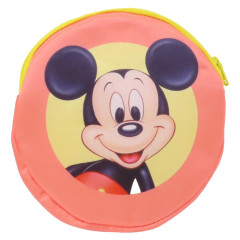 Japan Disney Mini Pouch & Tissue Case - Mickey / Retro