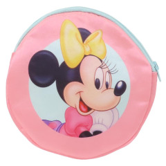 Japan Disney Mini Pouch & Tissue Case - Minnie Mouse / Retro