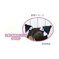 Japan Sanrio Cosplay Hair Clip - Hello Kitty Ears : Ribbon - 2
