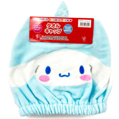 Japan Sanrio Quick Dry Hair Cap Towel - Cinnamoroll / Blue