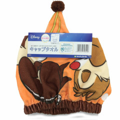 Japan Disney Quick Dry Towel Hair Cap - Chip & Dale