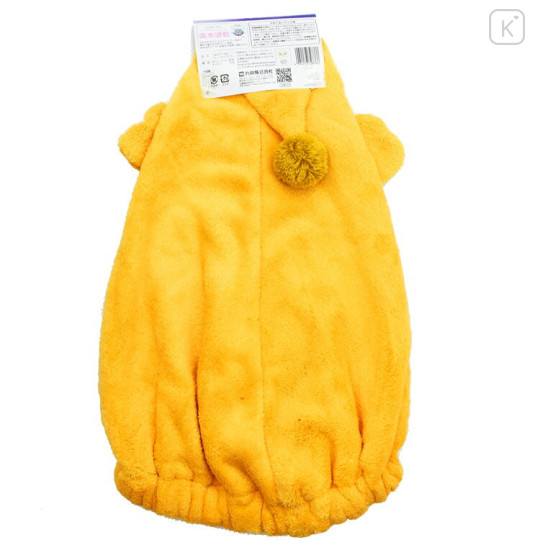 Japan Disney Quick Dry Towel Hair Cap - Winnie The Pooh - 2