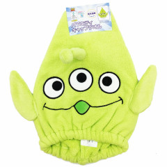 Japan Disney Quick Dry Towel Hair Cap - Little Green Men