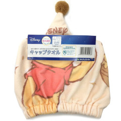 Japan Disney Quick Dry Towel Hair Cap - Winnie The Pooh / Macaron