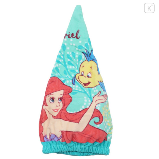 Japan Disney Quick Dry Towel Hair Cap - Ariel & Flouder - 1