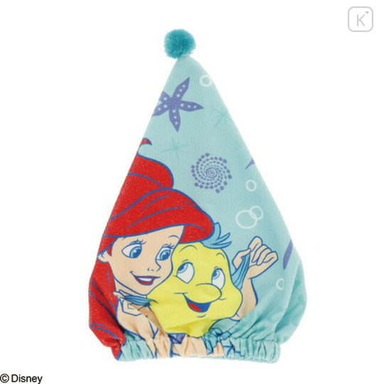 Japan Disney Quick Dry Towel Hair Cap - Ariel / Smile - 1