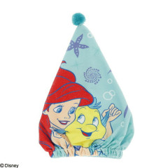 Japan Disney Quick Dry Towel Hair Cap - Ariel / Smile