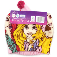 Japan Disney Quick Dry Towel Hair Cap - Belle, Ariel & Rapunzel