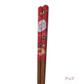 Japan Ghibli 21cm Natural Wood Chopsticks - Spirited Away / Red - 2