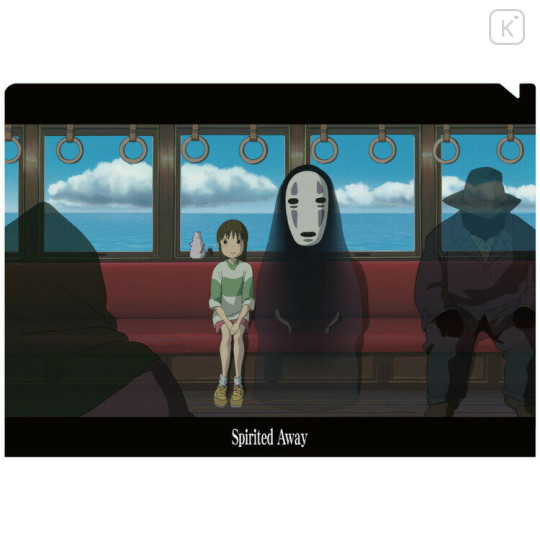 Japan Ghibli A4 Clear File - Spirited Away / Movie Scene Train - 1