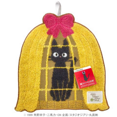 Japan Ghibli Embroidery Mini Towel Handkerchief - Kiki's Delivery Service / Jiji Birdcage