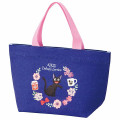 Japan Ghibli Mini Tote Bag Lunch Bag - Kiki's Delivery Service / Flora Navy - 1