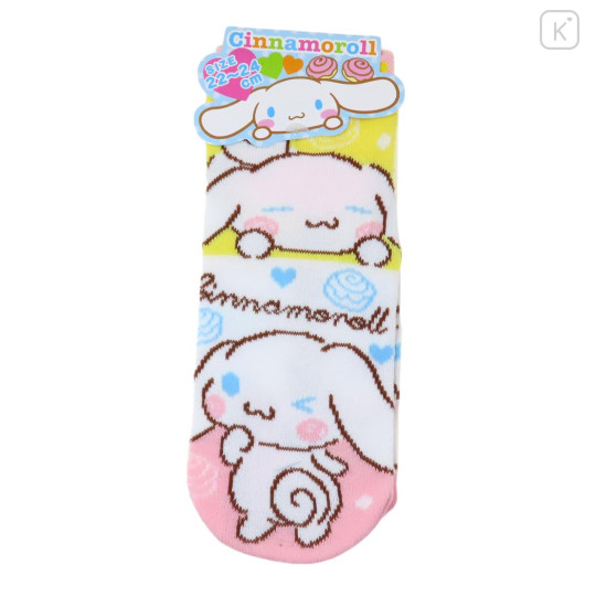 Japan Sanrio Socks - Cinnamoroll / Smile - 1