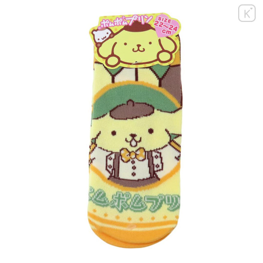 Japan Sanrio Socks - Pompompurin / Gentleman - 1