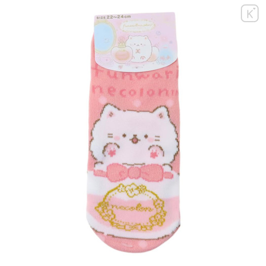 Japan San-X Socks - Funwarinecolon / Fluffy Cat Meow - 1