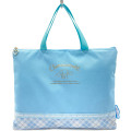 Japan Sanrio Zipper Tote Bag - Cinnamoroll / Gold Foil Print - 1