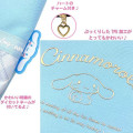 Japan Sanrio Zipper Tote Bag - Cinnamoroll / Gold Foil Print - 4