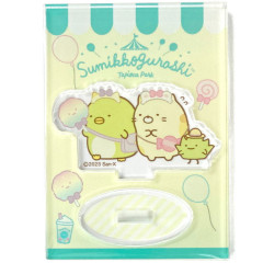 Japan San-X Mini Acrylic Stand - Sumikko Gurashi / Penugin? & Neko Tapioca Park