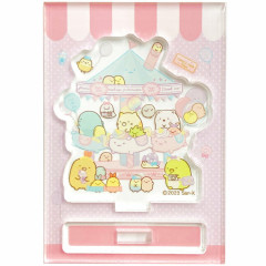 Japan San-X Mini Acrylic Stand - Sumikko Gurashi / Carousel Tapioca Park