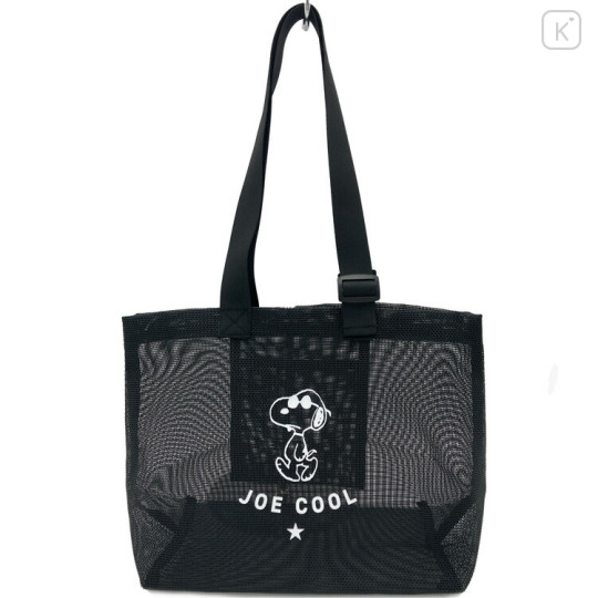 Japan Peanuts Mesh Tote Bag - Snoopy : Joe Cool - 1
