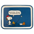 Japan Peanuts Melamine Tray - Snoopy / Marshmallow - 1