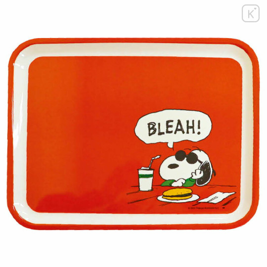 Japan Peanuts Melamine Tray - Snoopy / Burger - 1