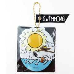 Japan Peanuts Acrylic Keychain - Snoopy / Swimming