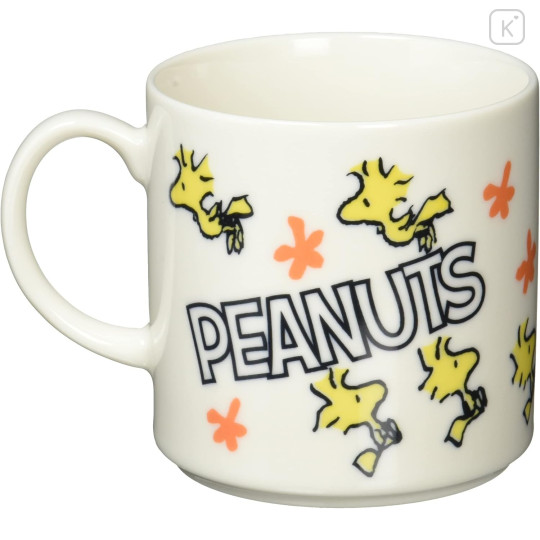 Japan Peanuts Porcelain Mug - Snoopy & Woodstock / Food - 2