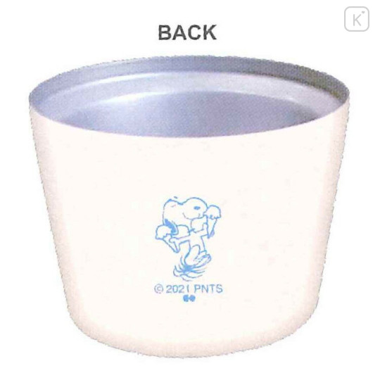 Japan Peanuts Insulated Stainless Steel Tumbler Cup - Snoopy Ice Cream : White - 2