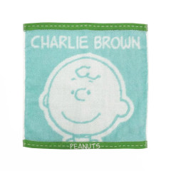 Japan Peanuts Jacquard Towel Handkerchief - Charlie Brown / Smile